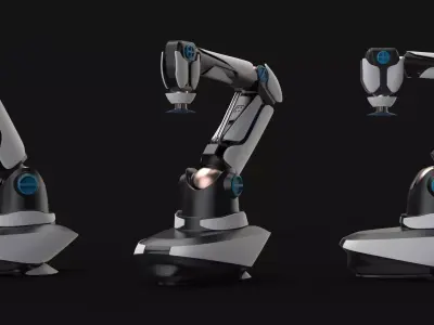Factory Robot Arm 3D model