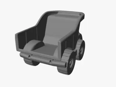 Truck Toy 3D Print model 3D model