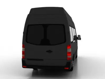 Mercedes Benz Sprinter L3H3 2009 Passenger EU 3D model