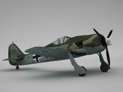 Focke Wulf FW 190 3D model buy
