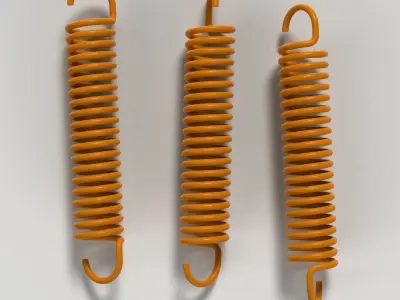 Extension Spring 3D print model