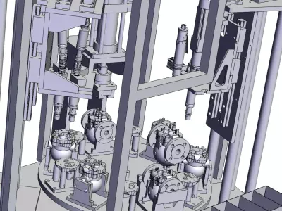 Automatic screw locking assembly equipment 3D model