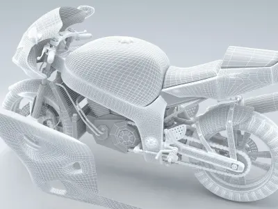motorcycle 3D model order