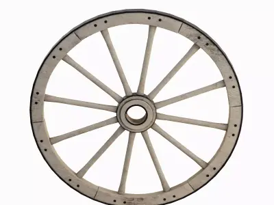 Vintage Wood Wheel Pack