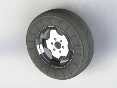 Sport tire Free 3D model