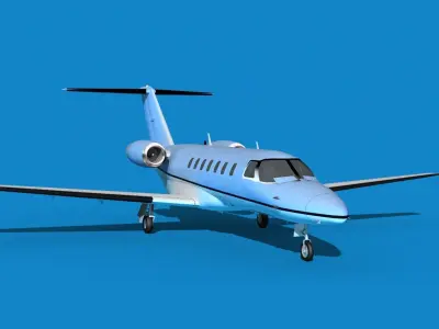 Cessna C528 Citation CJ3 V07 3D model