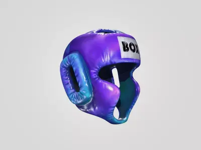 Boxing Training Headgear 3D Model - Game Ready PBR Low-poly 3D model