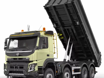 Volvo FMX 2014 Dump Truck 3D model