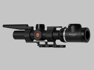 Leica Magnus I with AD Delta C Mount High Poly 3D model