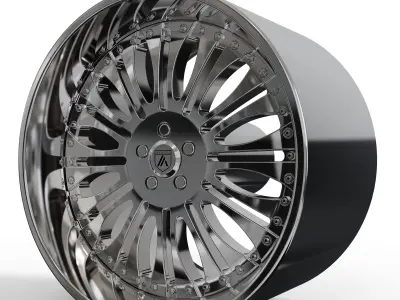 ASANTI AF137 WHEEL 3D MODEL 3D model