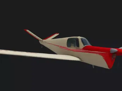 Twin Engine Transport Plane 3D model