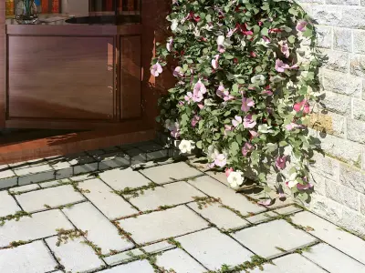 Boutique facade store 3D model