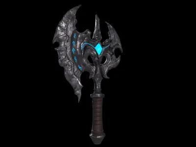 Axe - Game Ready - Low Poly PBR 3D Model Low-poly 3D model