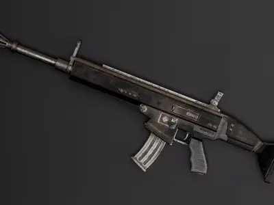 Assault Rifle GUN 3D model