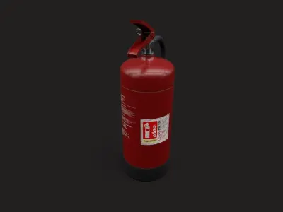 fire extinguisher 3D model by mikynetwork