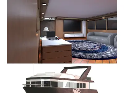 personal yacht  3D model
