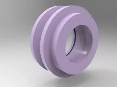 Motor Pulley  Free 3D model