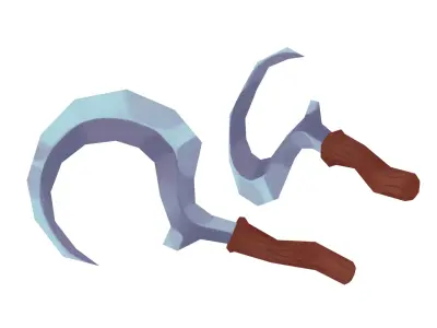 Iron Sickle - Hand Painted 3D model