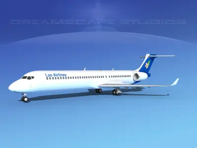 Comac ARJ21-900 Lao AIrlines 3D model