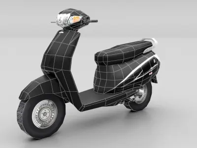 Activa 3G Low-poly 3D model