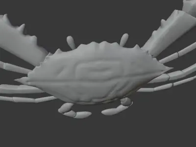cute crab 3d 3D model