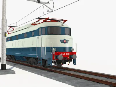  Electric Locomotive FS E444 