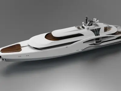 Superyacht II 3D model