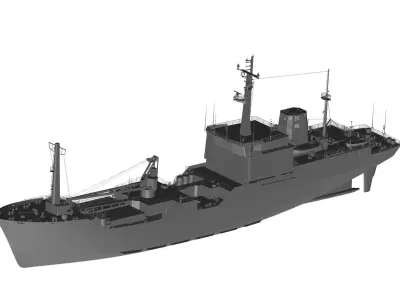 cargo ship 3D model purchase
