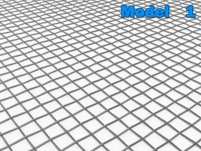 Metal lattice collection 3D model