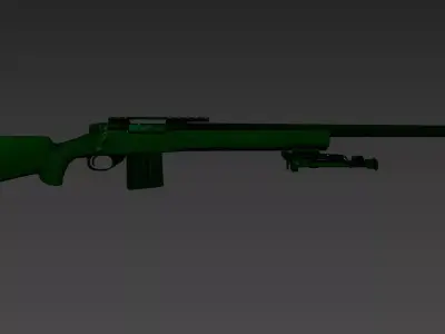 M24 Gun Textured 3D Model CXC Low-poly 3D model