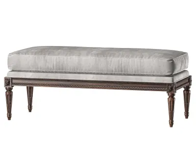 chairish pouf art 4353 3D model