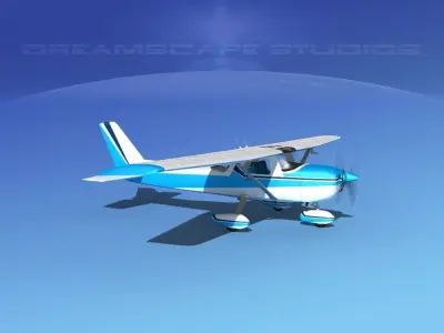 Cessna C152 Aerobat V02 3D model