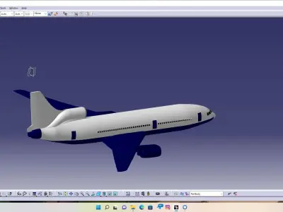 Lockheed L-1011 TriStar 3D model