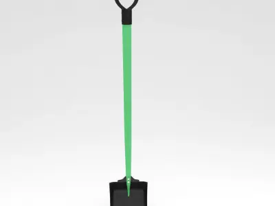 Spade 3d model shovel 3D model