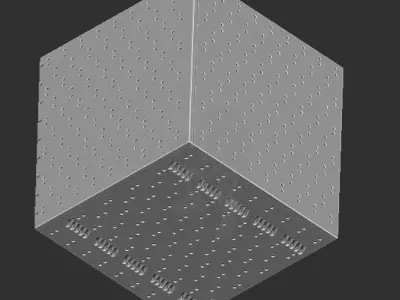 Scifi Modular Magnetic Diorama Plates 3D print model