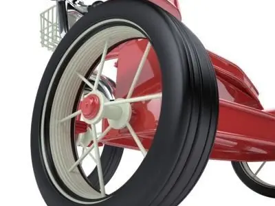 Tricycle with basket 3D model