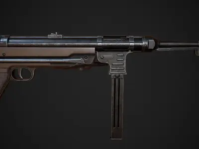 MP 40  Low-poly 3D model