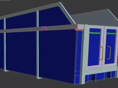 Skip Bin 15 Cubic Metres Free 3D model
