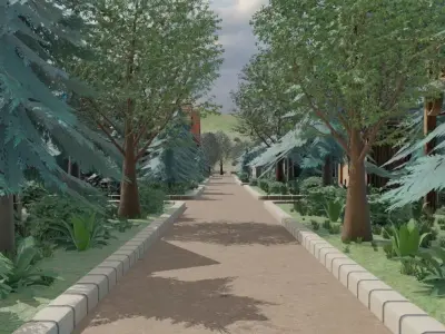 Forest Village 3D model order