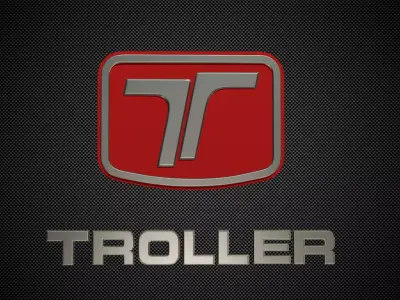troller logo 3D model