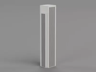 Paper Skyscraper V8 Low-poly 3D model