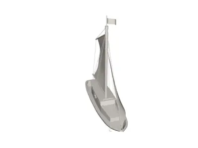 Ship concept 3D model