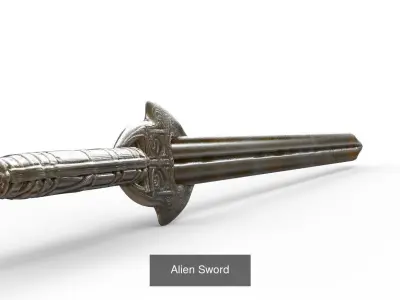 Alien Weapons Collection 3D Model Pack