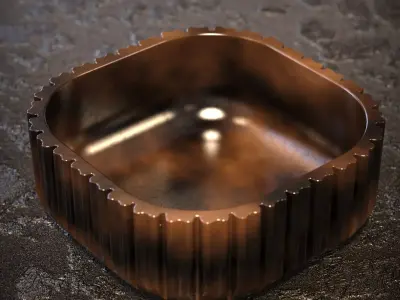 Unique ceramic kitchen art Stl 3D print model