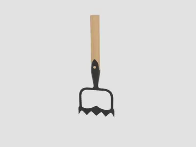 Sneeboer Royal Dutch Hoe Weeder Straight Low-poly 3D model