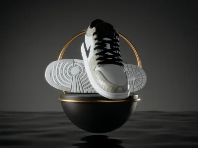 Product animation shoe animation blender project file  Free 3D model