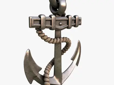 Anchor 3D model Textured