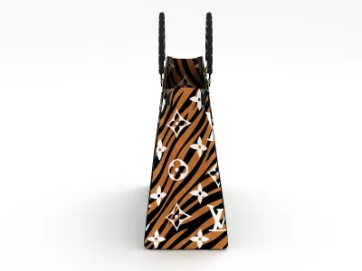 Louis Vuitton Leather Bag 8 3D model