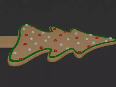 Gingerbread christmas tr 3D model