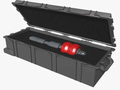 eelReel case with ball inside 3D model